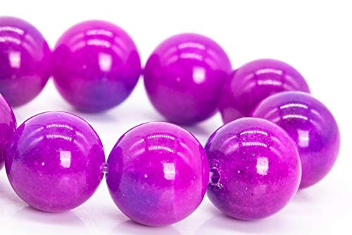 Gemstone Sugilite Purple Jade Beads Round 10Mm Loose Strand 7.5-Inch #TOP7