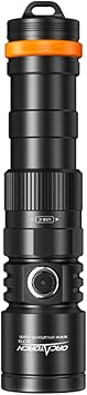 ORCATORCH OcraTorch DC710 USB-C Direct Charging 3000 Lumens Dive Light, Black