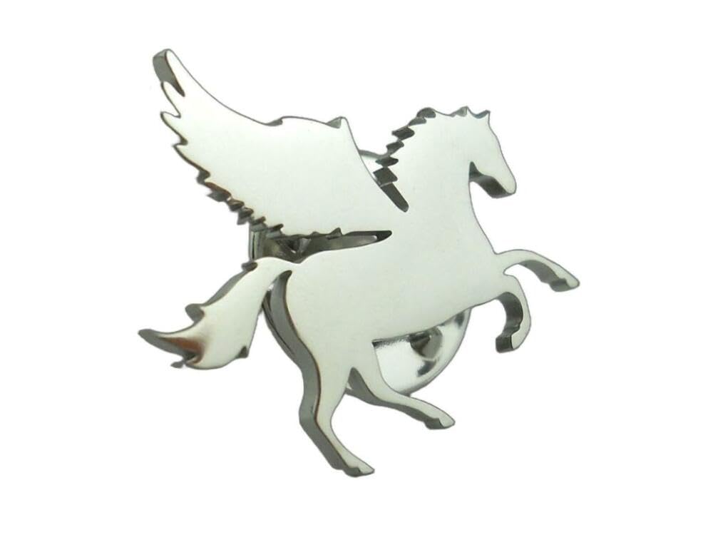 未使用品 碌山 翼ある馬 ペガサス エメラルド シルバー ブローチ Amazon | ピンバッジ ピンズ ラペルピン ブローチ ペガサス ペーガソス