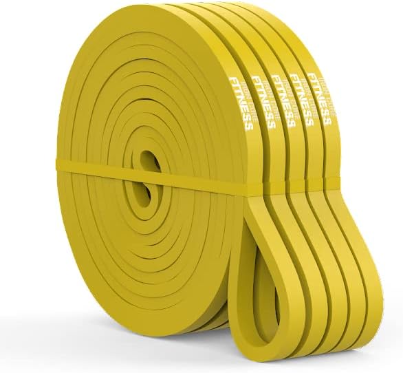 Bandas de resistencia largas de calidad de gimnasio, paquete múltiple de 5  Amado por los profesionales del fitness para entrenamientos grupales