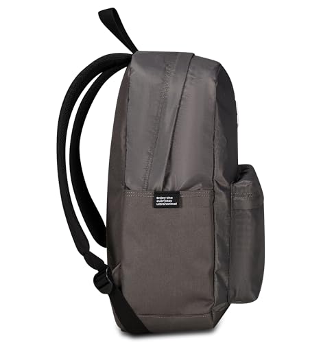 Sac à dos gris Invicta Carlson Plain avec compartiment PC pour l'université - 3