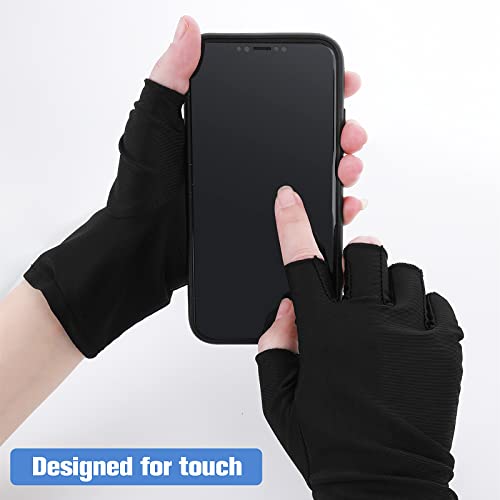 Molain-Anti-UV-Gloves-Gel-Manicures-Glove-Professional-Protection-Fingerless-Gloves-for-Manicures-Nail-Art-Skin-Care-UV-Shield-Gloves-Black