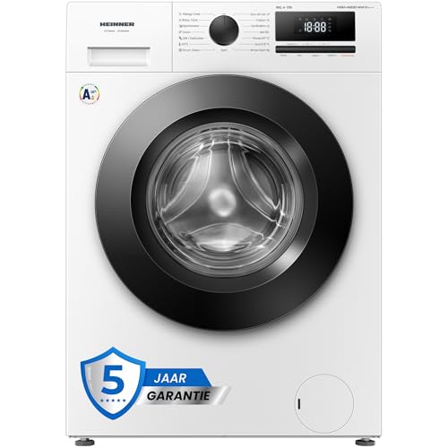 HEINNER HWM-HME9014IVA10+++ Wasmachine 9 kg met 14 programma’s voor elke wasbehoefte, helder LED-display, stille en duurzame Inverter motor, energieklasse A voor laag verbruik, 5 Gaar Garantie