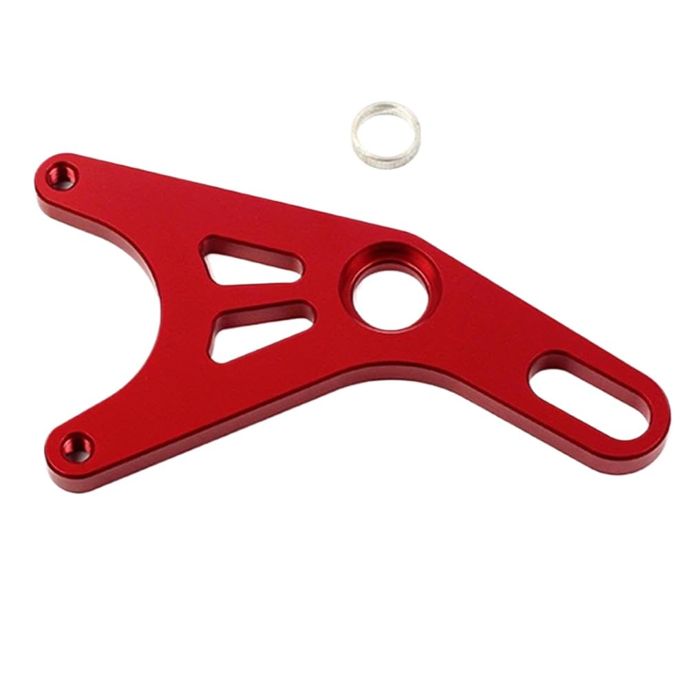 Tvhpwhcka Red Motorcycle Rear Brake Caliper Bracket Adapter 84Mm For 220Mm Disc Compatible With Msx125 Monkey M3 M5 Scooter(Red)