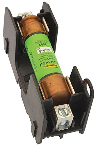 Bussmann Fuse Block, Class H, 250V 60A, 1 Pole HM25060-1CR