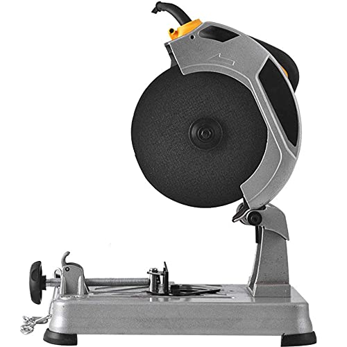 Image of 7-Inch Chop Saw with Carbide-Tipped Blade - Versatile Cut-Off Tool for Metal, Wood, and Plastic Cutting, Durable and Efficient for Workshop or DIY Projects