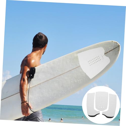 KESYOO 1Set Surfboard Traction Pad Non Slip Deck Grip Mats for Enhanced Stability Sticky Tail Pads for Shortboards Durable Surfing Supplies