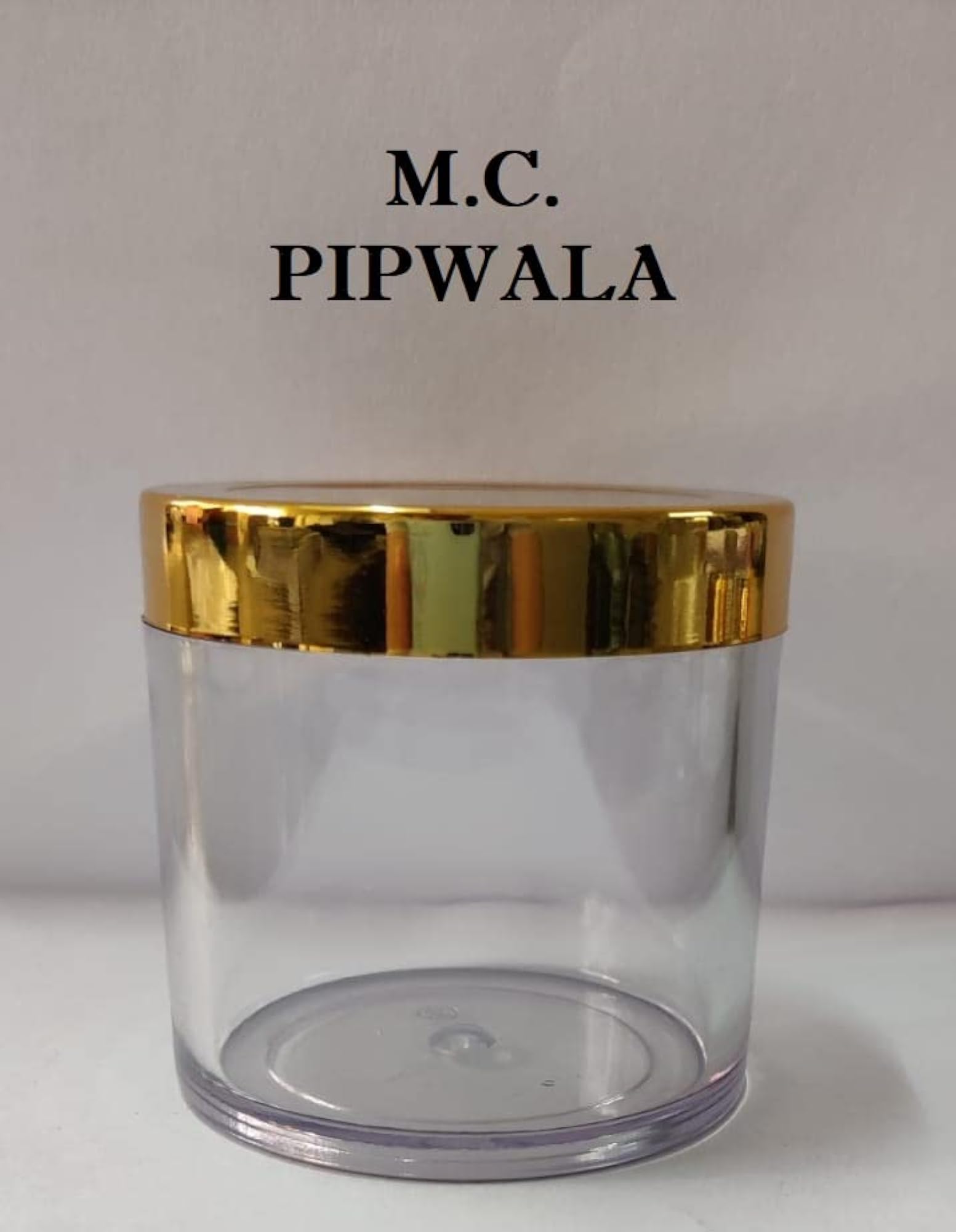 100 GM Clear Cosmetic Sample Empty Container