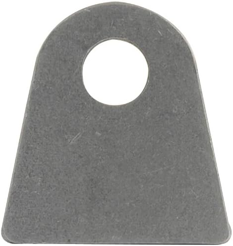 Allstar Performance ALL60006 1-7/8" Tall 3/16" Thick 1/2" Hole 1-5/16" Mild Steel Center Hole Height Flat Chassis Tab, (Pack of 4)