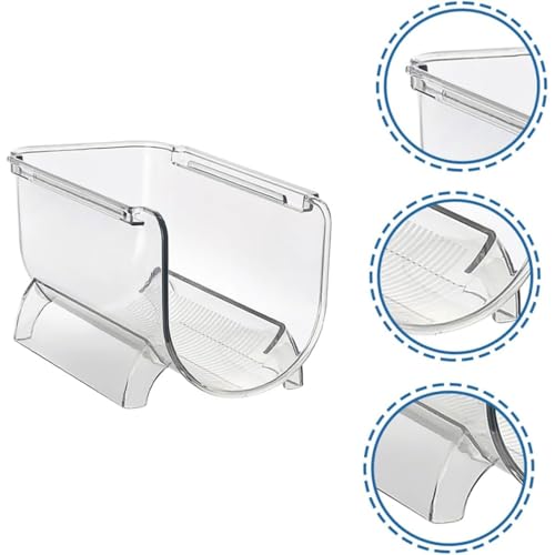 Soporte transparente para 2 botellas de vino apilable miniatura 3