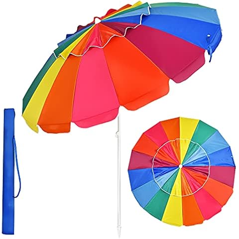 GOPLUS Parasol de Plage 2,43M Cover