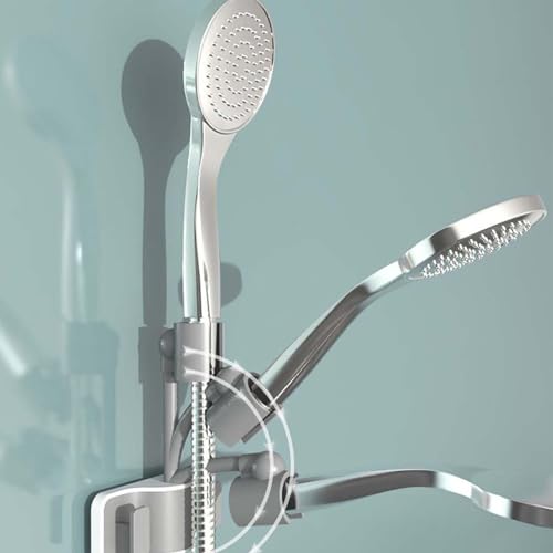 Support de pomme de douche réglable installation sans perçage étanche