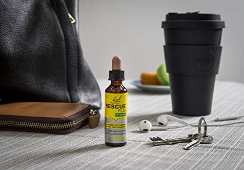 Nelsons Rescue Remedy Plus Dropper, Flower Essences, B Vitamins, Emotional Wellness and Balance, Alcohol Free, Easy To Use Format 1 Dropper Bottle x 20 ml