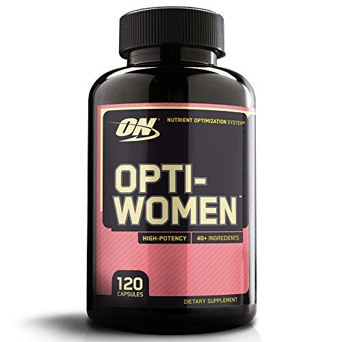 Optimum Nutrition Opti-Women, Suplemento Multivitamnico, Multivitaminas y Minerales para Mujeres con Vitamina D, Vitamina C, Magnesio y Acido Folico, sin sabor, 60 porciones, 120 Cpsulas