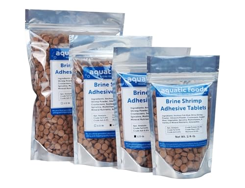 Aquatic Foods Brine Shrimp Wafers for Tropical Fish 1/4 lb