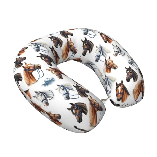 Almohada de viaje U foam memory viscoelástica miniatura 1