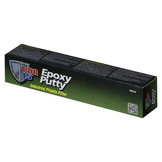 POR-15 Epoxy Putty - 16 oz – All Purpose Industrial Strength Clay Glue | Heat Resistant Waterproof Repair Putty For Car Restoration, Plumbing, Steel Metal, Plastic, Concrete & More