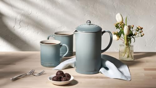 Image of Le Creuset Stoneware French Press, 34 oz., Sea Salt