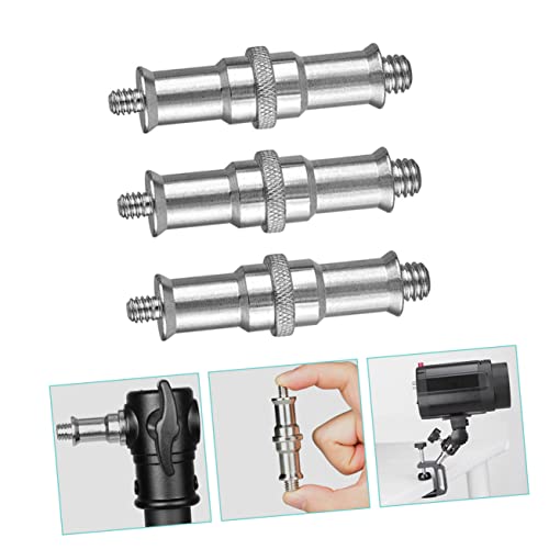 Adaptador de tornillo 1/4 a 3/8 Uonlytech de hierro para trípode de cámara 6