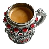 La tazza da caffè Engine presenta una base antiscivolo stabile che impedisce efficacemente il ribaltamento e la fuoriuscita, garantendo che le bevande rimangano saldamente in posizione durante il lavoro o le attività ricreative, fornendo tranquillità mentre ti godi il caffè senza interruzioni