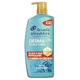 Head & Shoulders DermaXPro Revitaliser Anti-Schuppen Shampoo 800ml mit Koffein und Ceramid-Komplex. Befeuchtet trockene Kopfhaut und dünner werdendes Haar und hilft, die Hautbarriere zu stärken