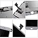 Screen Replacement for iPhone 7 Full Assembly LCD Display Touch Digitizer with【Front Camera】【Proximity Sensor】【Earpiece Speaker】 Screen Protector, Repair Tools (White)