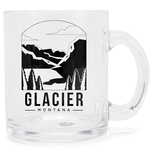 100 North US National Parks Mug Glacier Montana 10oz