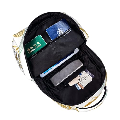 Beach Ocean Theme Starfish Seashell Backpack Lightweight Travel Casual Bags Large Capacity Travel Daypack Bag4