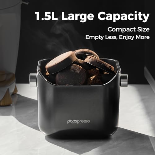 Popspresso 1.5L Quiet Knock Box