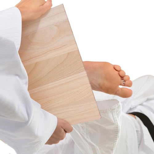 VOSAREA 10pcs Taekwondo Breaking Board Rebreakable Kick Boards Performing Wooden Taekwondo Punching Boards Training Accessory for Kids Adult (0.3cm) by VOSAREA - Image 4