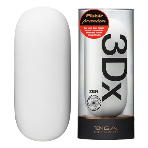 TENGA Sculpted Ecstasy 3D Series TDX-001 | Masturbateur pour homme (Sex toy) | Manchon réutilisable à texture finement nervurée | Fabriqué au Japon