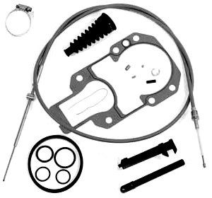 Tungsten Marine Intermediate Shift Cable Kit for Alpha One, R, MR and Gen II Replaces 865436A02, 19543T2