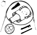 Intermediate Shift Cable Kit for Alpha One, R, MR and Gen II Replaces 865436A02, 19543T2
