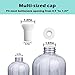 FLPMIX Extension Tube Kit for Kitchen Sink Soap Dispenser - Silicone Anti-Leak Antifreeze Soap Dispenser Tube (47”), Hidden Under The Counter, No Need to Refill Vials!