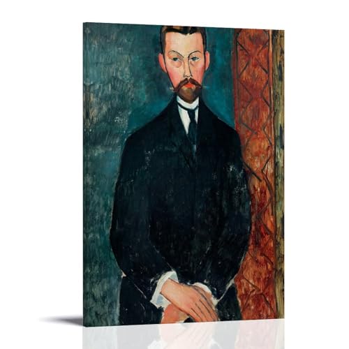 Toile Modigliani Dr Paul Alexandre 50x75 cm, idéal pour sublimer un salon contemporain