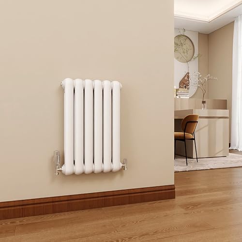 Image of SKY Bathroom 2 Column Horizontal Designer Radiator 600x384mm - White