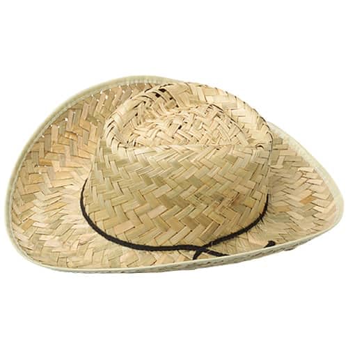 Straw Cowboy Hat – Classic Western Woven Cowboy Hat for Men & Women, Black Cord Trim, Lightweight & Breathable Sun Hat for Rodeo, Country Concerts, Festivals, and Outdoor Wear