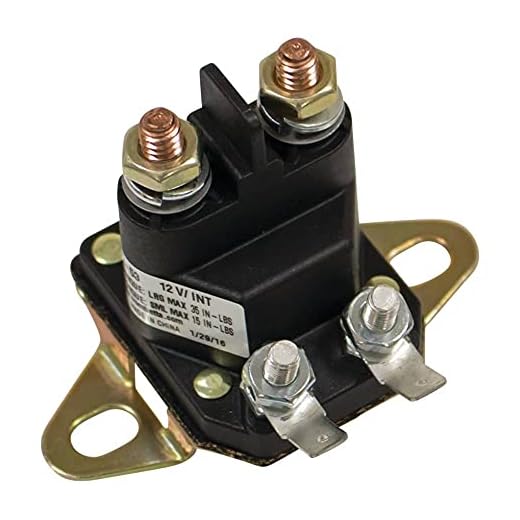 Stens New Starter Solenoid 435-103 Compatible with AYP 109081X, 109446X, 109946, 145673, Husqvarna 523146154, 532109081, 532109946, 532145673, Toro 110116, 1101162, 110167, 47-1910, 740207