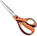 Produktbild TANSUNG Bastelschere Schneiderschere Edelstahl Schere 21cm - Profi haushalts Schere für Links und rechtshänder inkl Stoffen, Papier