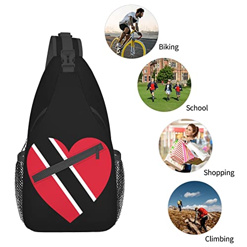 Morrales cruzados unisex con bandera de Trinidad y Tobago miniatura 7