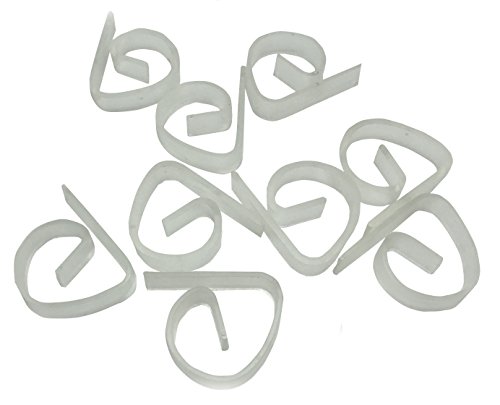 Set di 8 clip per tovaglia in plastica trasparente...