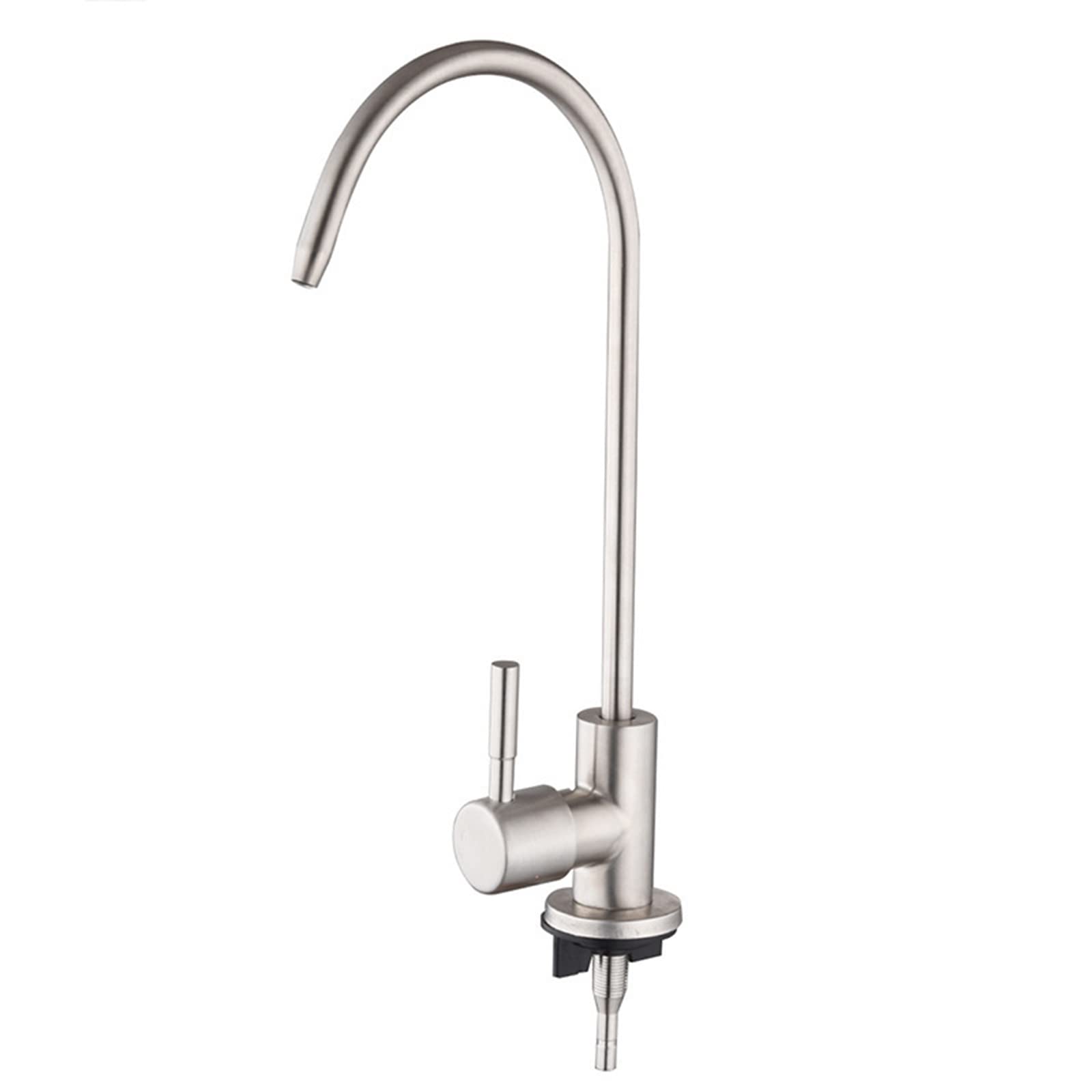 Water Filter Faucet Kitchen Faucets Single Cooling for Sink,Chrome(Brushed)