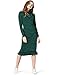 Produktbild Amazon-Marke: find. Damen Kleid Gestreift mit Tunnelkragen, Mehrfarbig (Blue/green), 34, Label: XS