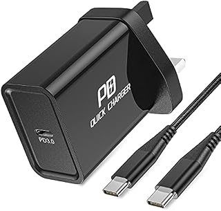 20W USB C Charger Plug and Cable for Samsung Galaxy A52S A52 A72 A42 A22 A23 5G A12 A04S A03S S10 A31 A50 A70 A20E M32 A02S,Huawei P20 P30 P40 Lite Pro,PD 3.0 Fast Charge Charging Phone Power Adapter