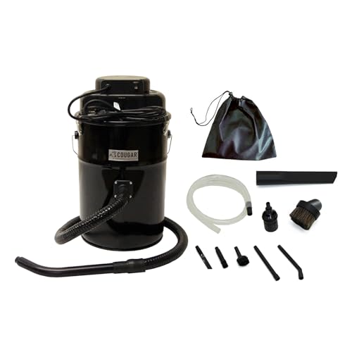 Loveless Ash Vacuum Cougar+ for Pellet stoves-Made in The USA. Fireplace Vacuum, Pellet Stove Vacuum Cleaner for hot ash