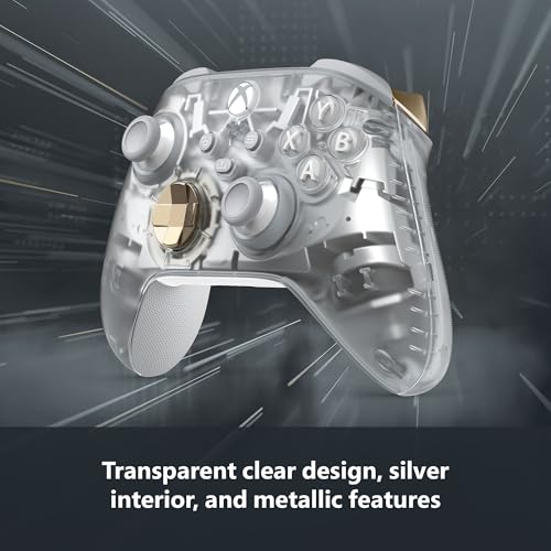 Controle Microsoft Xbox Sem Fio Ghost Cipher Special Edition (Alças Enborrachadas/Detalhes em Bronze