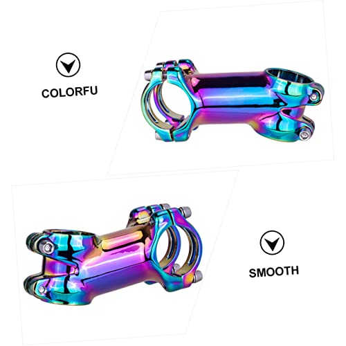 Besportble 1Pc Bicycle Stem Neck Extender Extension Riser Adjustable Bike Stem Bike Neck Extender Mtb Bike Handlebar Stem Accessory Mtb Bike Raiser Aluminum Alloy Adapter Colorful Fold #TOP2