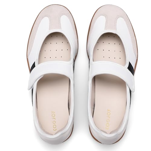 Womens Retro Mary Jane Sneakers Non-Slip Comfort Flats