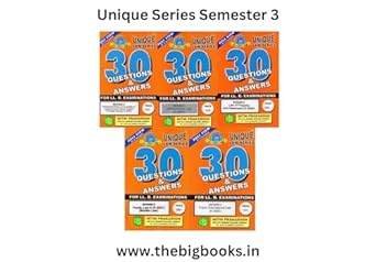 Unique’s Combo 5, 30 Q & A For LL.B Examination 5 Books, Semester...