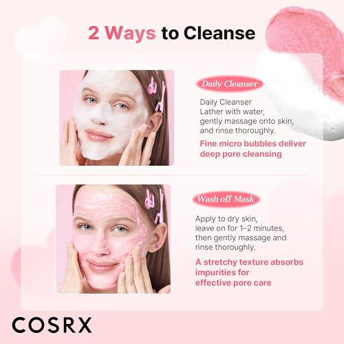 COSRX Low pH Pore Deep Cleanser, Gentle Blackheads Remover, 5.07 fl.oz | Red Rice, Inositol, AHA BHA PHA Care, Non-Comedogenic, Mild Daily Formula for Sensitive Skin, Korean Skin Care - image 8